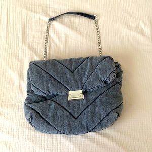 Zara quilted maxi crossbody bag